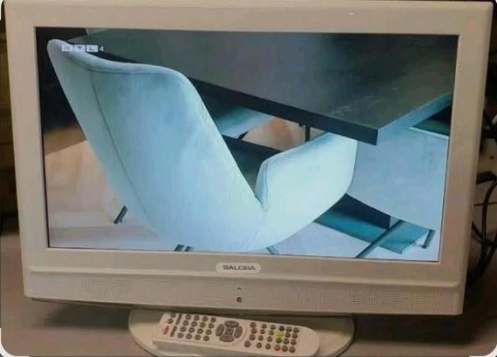 Salora witte monitor tv met dvd 22 inch lvd2221whdvx, Computers en Software, Monitoren, Ophalen of Verzenden
