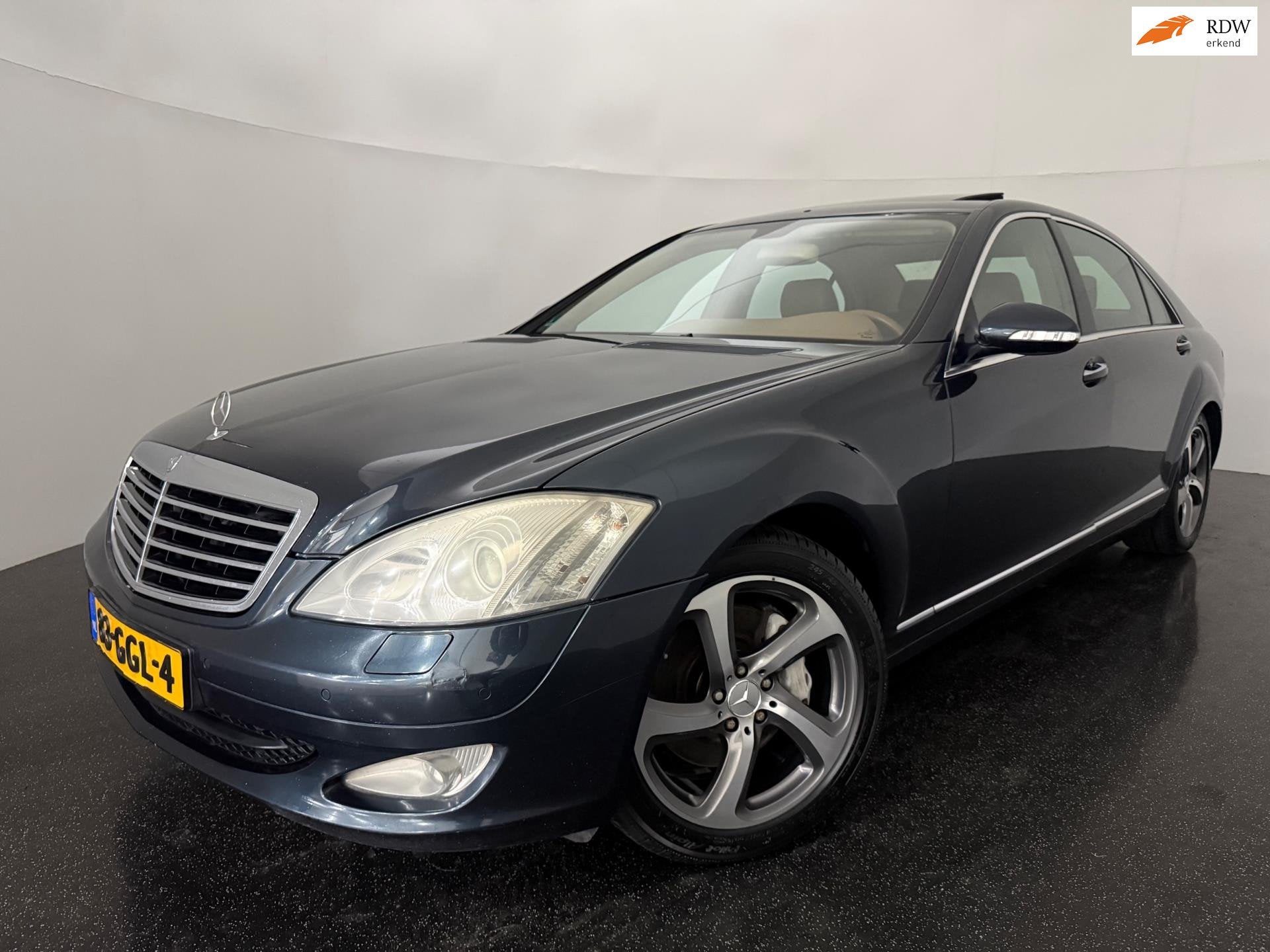 Mercedes-Benz S-klasse 320 CDI AUT Lang / Carplay / Luchtver, Auto's, Automaat, Achterwielaandrijving, Gebruikt, Beige