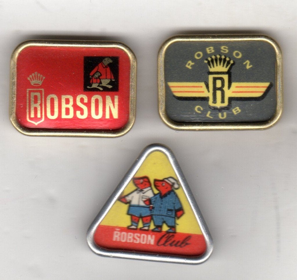 3 speldjes ROBSON CLUB BEREN ENSCHEDE (A2), Ophalen of Verzenden, Zo goed als nieuw, Overige onderwerpen