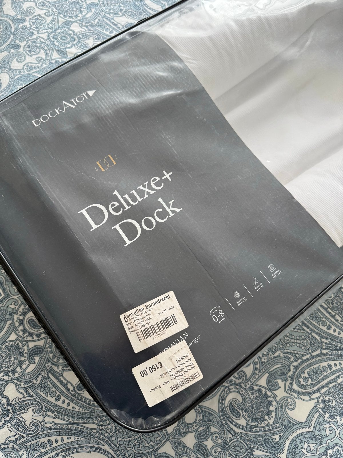 DockATot Deluxe+ Dock - Zo goed als nieuw, Kinderen en Baby's, Babywiegjes en Ledikanten, Ophalen, Zo goed als nieuw, Reisbedje