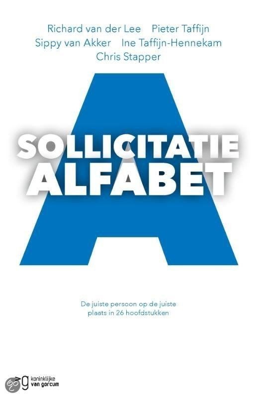 Sollicitatie alfabet, Ophalen of Verzenden, Nieuw