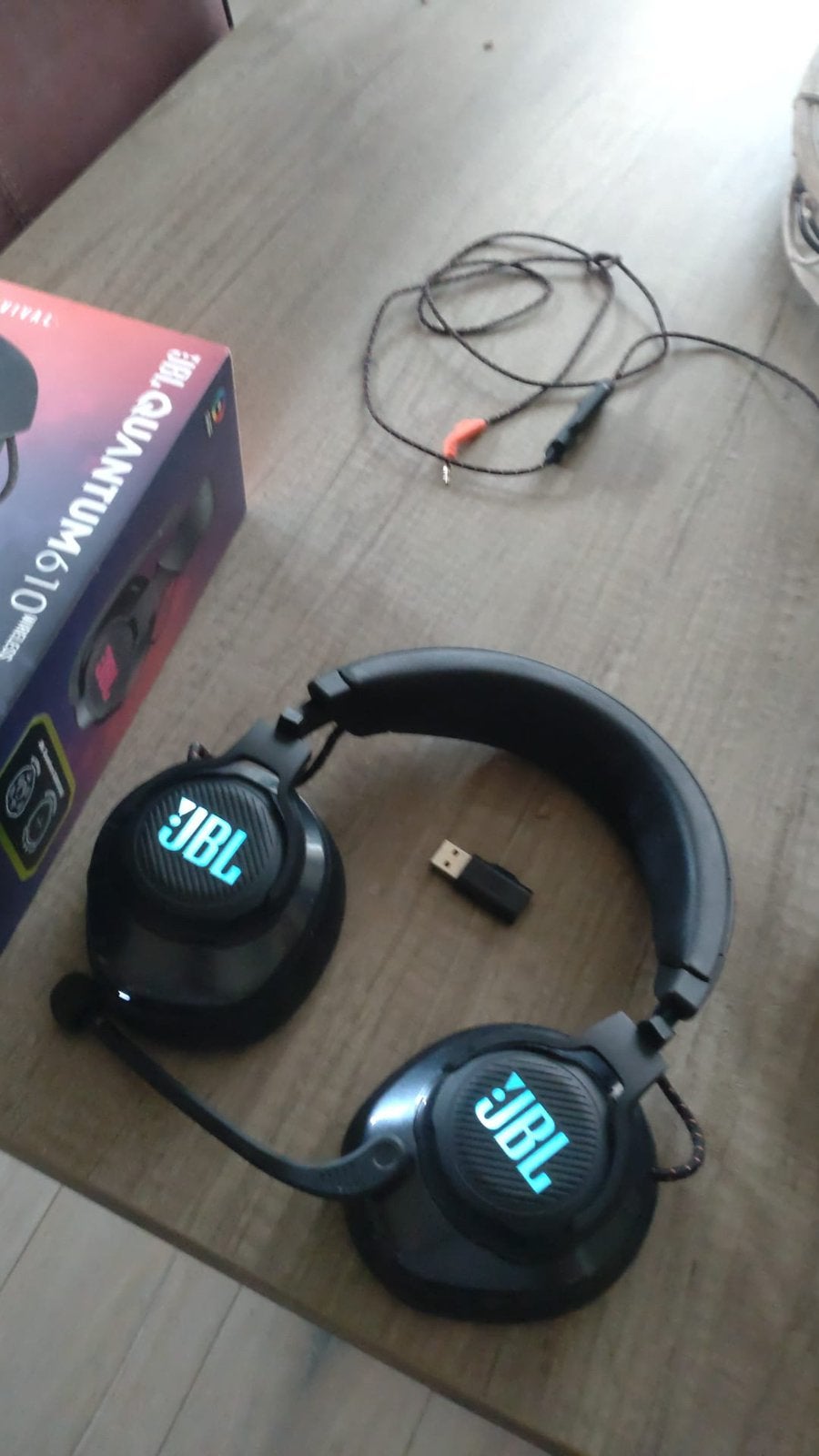 Jbl quantum 610 bluetooth headset ps5/xbox/ pc, Computers en Software, Headsets, Ophalen, Zo goed als nieuw
