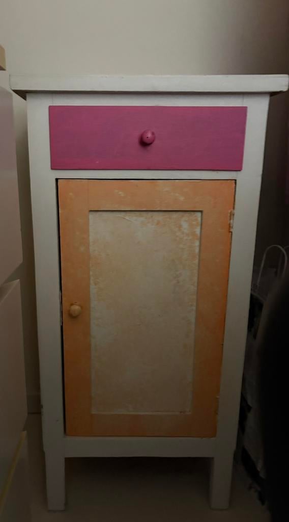 Leuk kastje wit oranje roze, Ophalen of Verzenden, Gebruikt, Minder dan 45 cm, 70 cm of meer