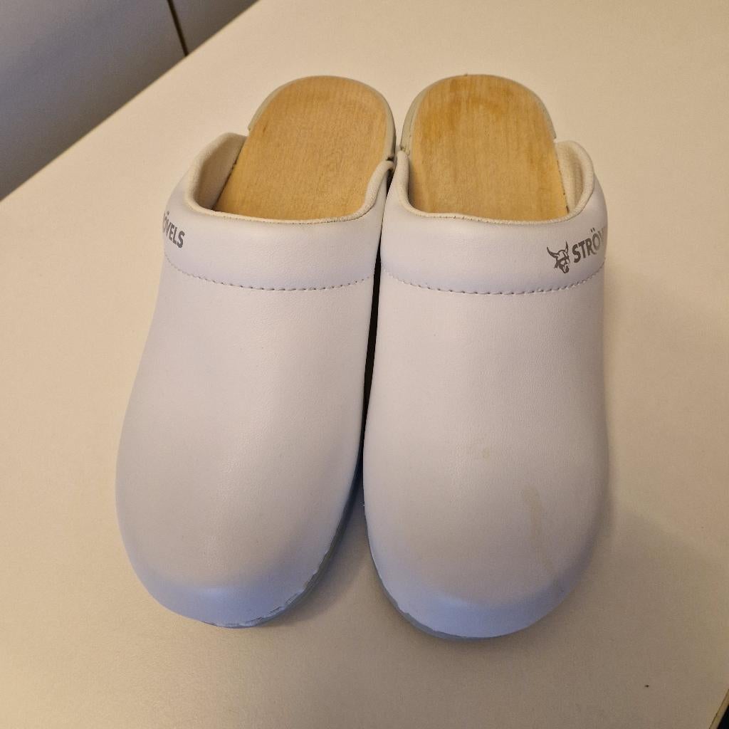 STRÖVELS klompen, Kleding | Dames, Schoenen, Ophalen, Wit, Strovels, Zo goed als nieuw
