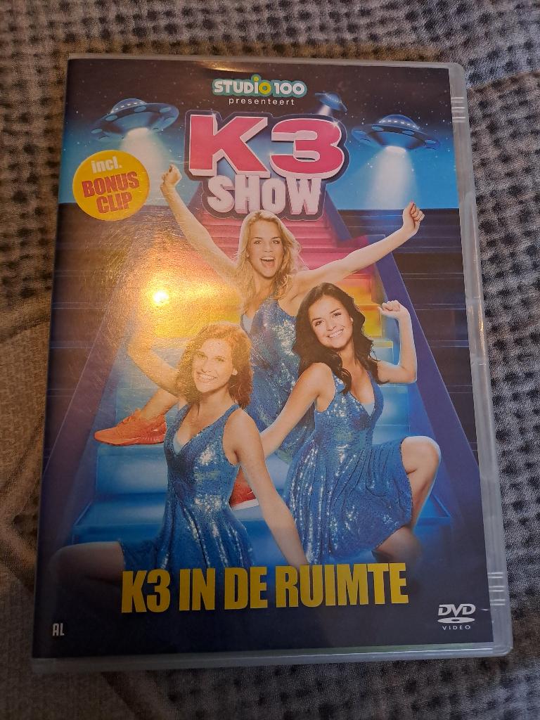 Dvd k3 show : k3 in de ruimte, Alle leeftijden, Ophalen of Verzenden, Gebruikt