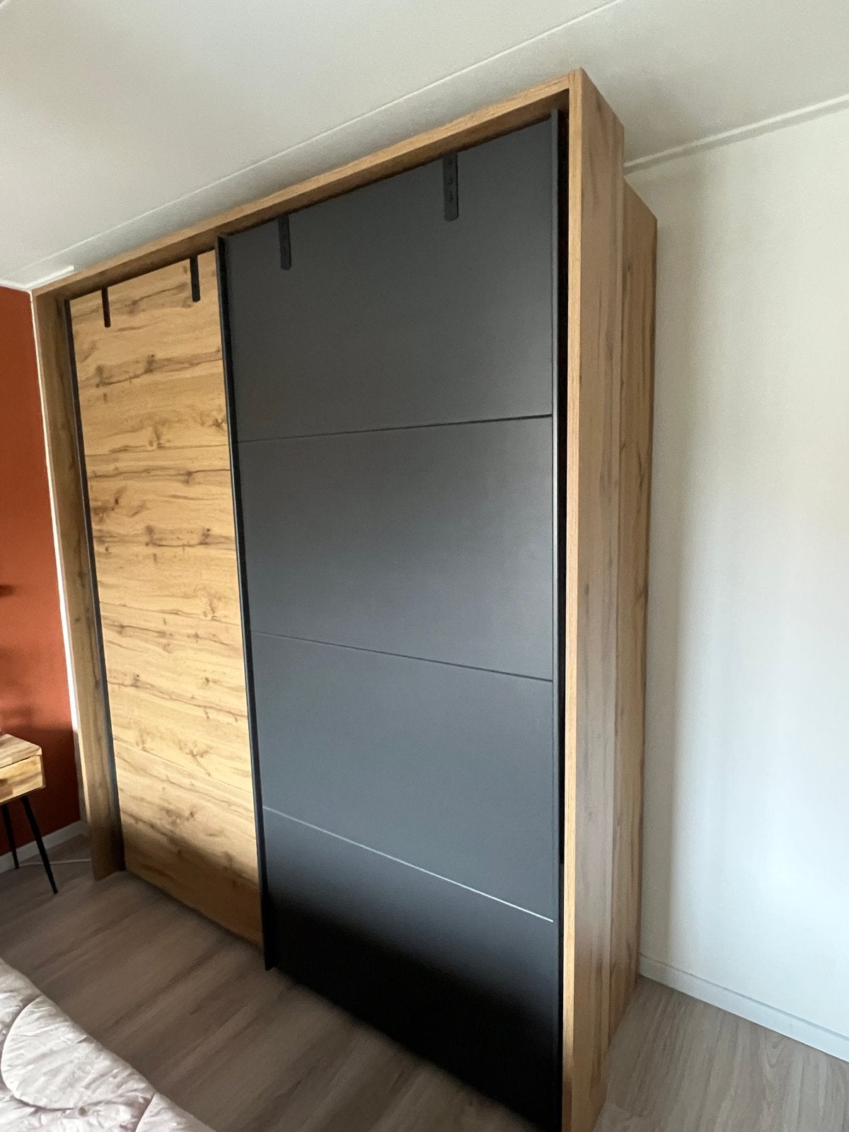 Kledingkast met schuifdeuren 189 x 64 x 213 (B x D x H), Ophalen, 200 cm of meer, 150 tot 200 cm, Zo goed als nieuw