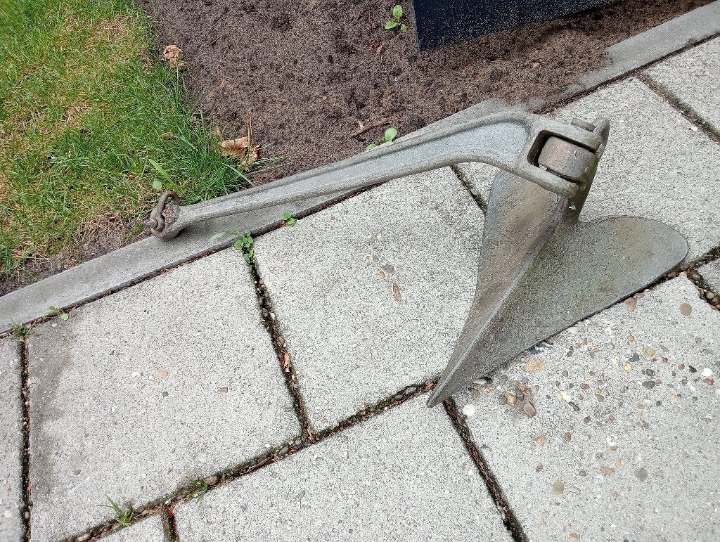 Anker CQR lewmar gegalvaniseerd in nieuw staat boot anker, Ophalen of Verzenden, Zo goed als nieuw, Overige typen