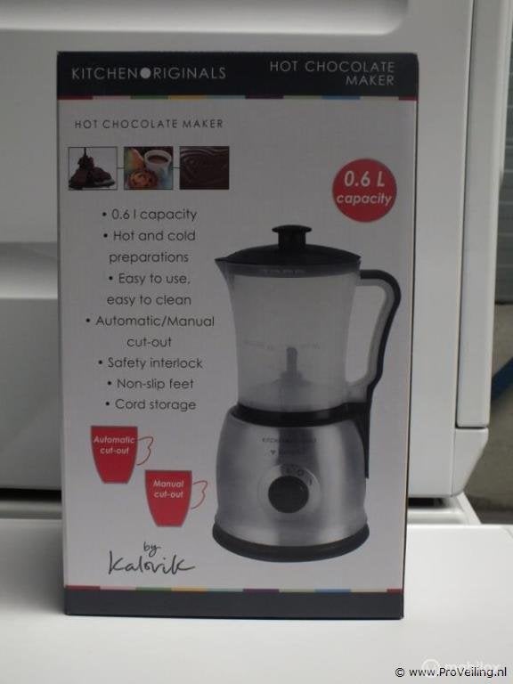 Online Veiling: Kalorik hot chocolade maker, Nieuw