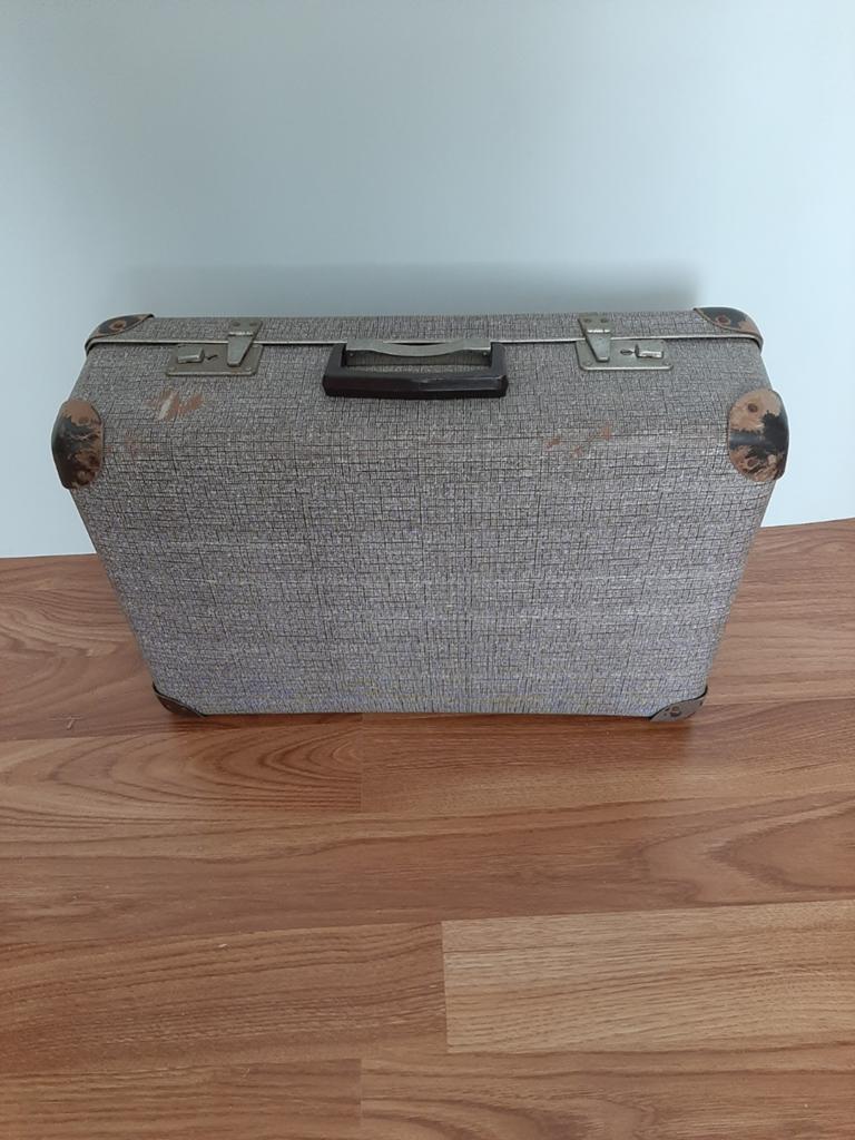 Nostalgische koffer, Sieraden, Tassen en Uiterlijk, Koffers, Overige materialen, Gebruikt, Minder dan 50 cm, Ophalen of Verzenden