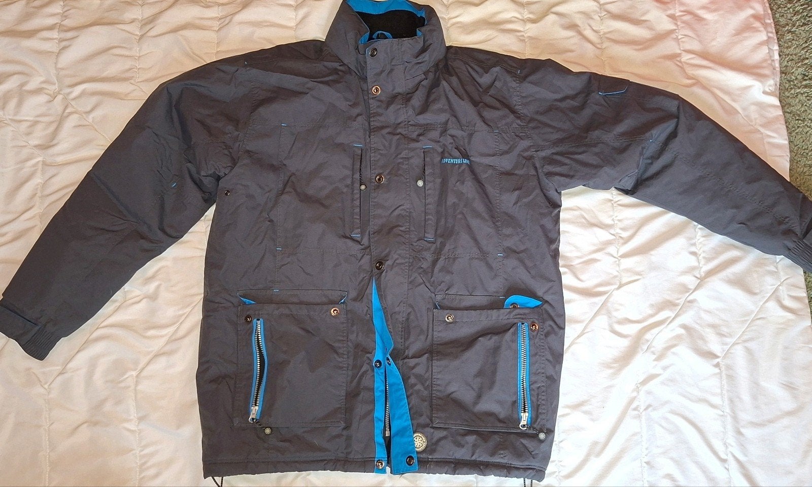 Adventure Line Werkjas - Blauw/Grijs - Maat L, Maat 52/54 (L), Blauw, Adventure line, Ophalen of Verzenden