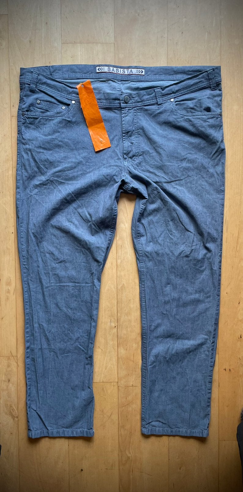 Babista jeans (spijker) broek mooie details xxl taille 57 cm, Kleding | Heren, Ophalen of Verzenden, Maat 56/58 (XL), Blauw