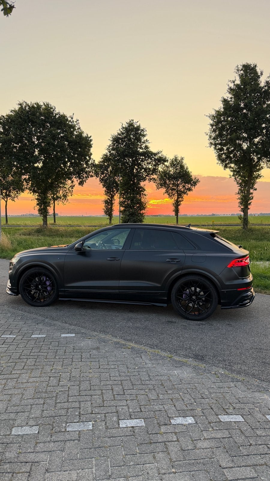 Audi Q8 55 Tfsi e Quattro 381pk Tiptronic 2021 Grijs, Auto's, Audi, Particulier, Q8, 360° camera, ABS, Achteruitrijcamera, Adaptieve lichten