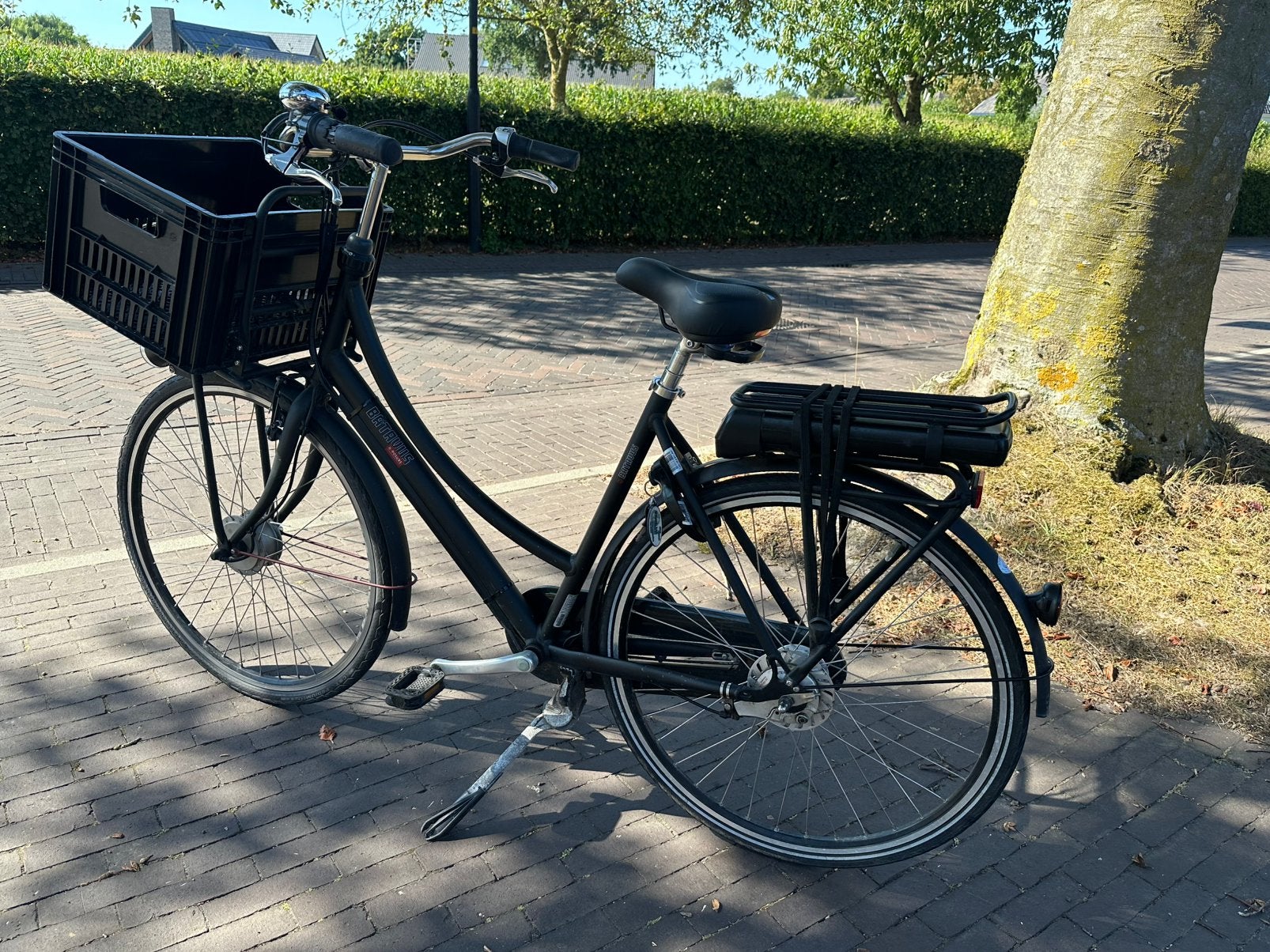 Batavus X-Posure E-go Deluxe Elektrische fiets met krat, Ophalen, Gebruikt, Batavus