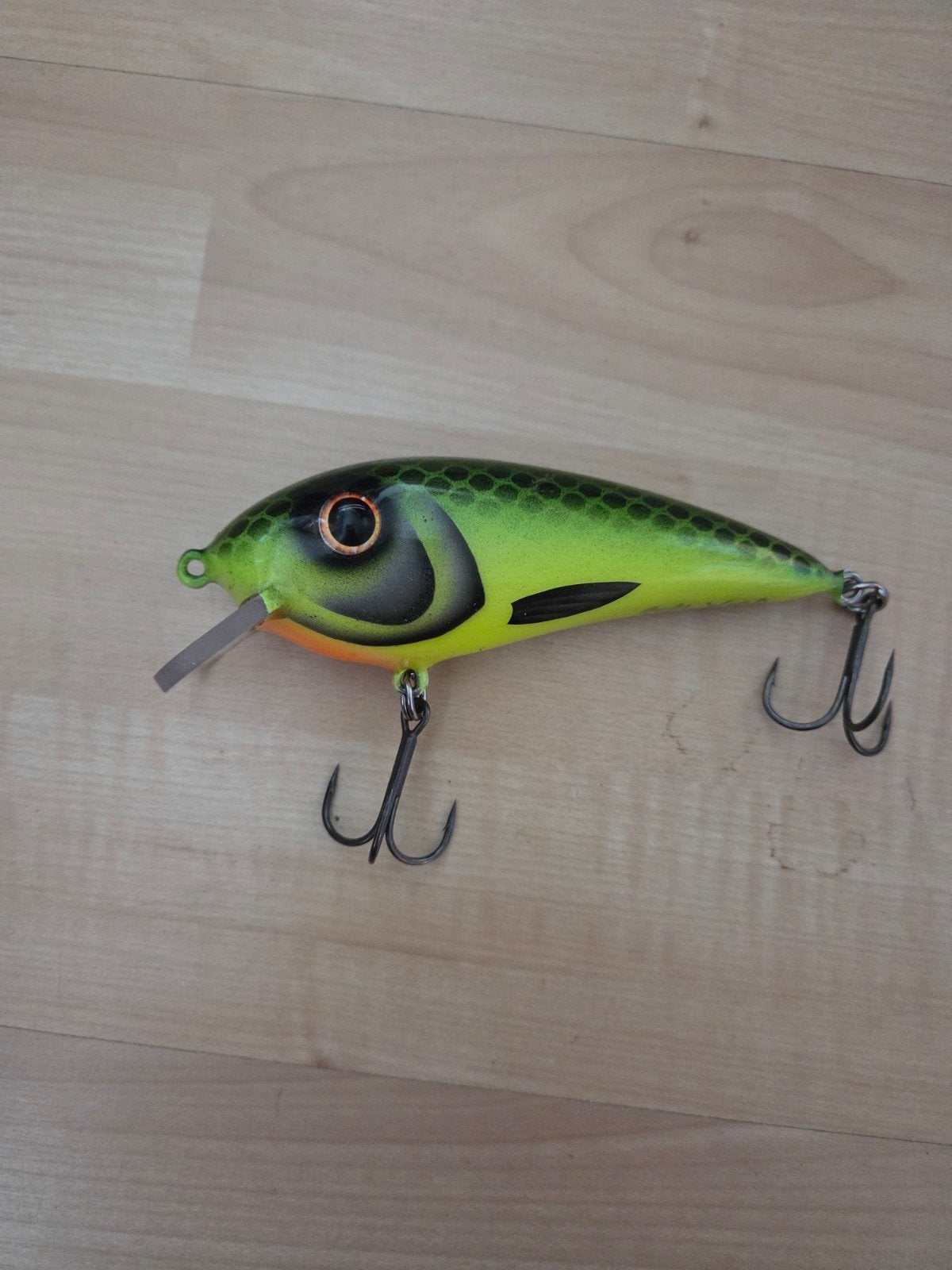 Handgebouwde crankbait CN, Watersport en Boten, Ophalen of Verzenden, Zo goed als nieuw, Overige typen