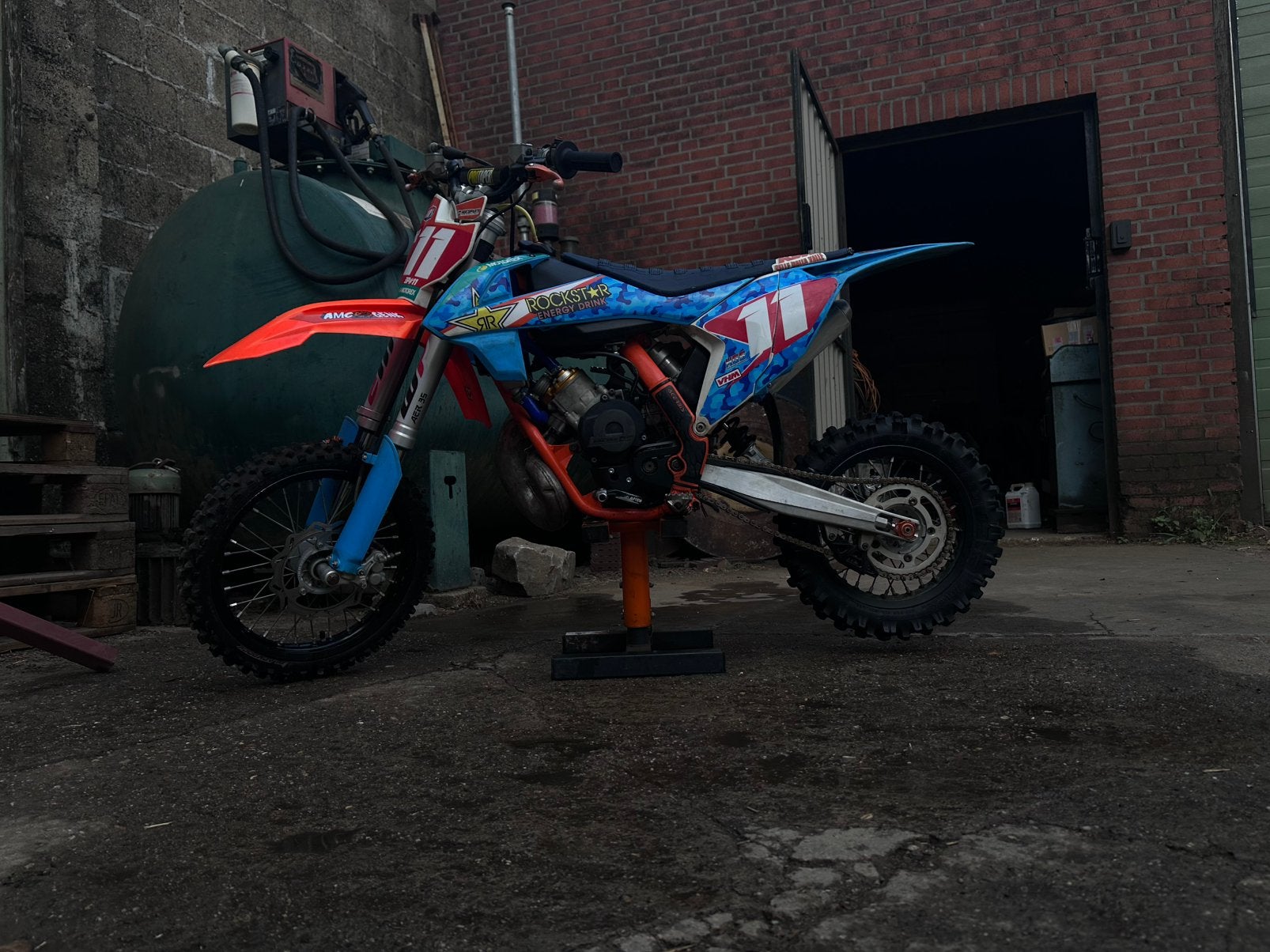 KTM sx 65 2018, Ophalen