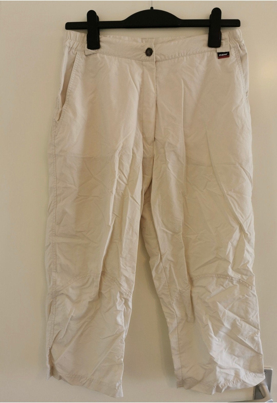 Maier Outdoor Driekwart Zomerbroek mt 42 ZGAN!! Gebroken wit, Wit, Maat 42/44 (L), Ophalen of Verzenden, Zo goed als nieuw