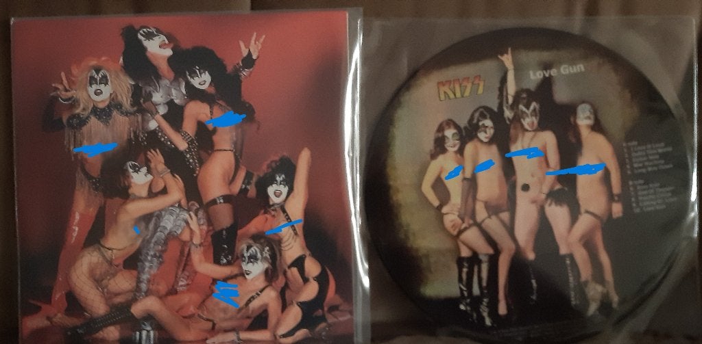 Kiss - Love Gun Special Limited Edition Kiss Fan Club Japan, Cd's en Dvd's, LP, Beschermende buitenhoes, Verzenden, Zo goed als nieuw