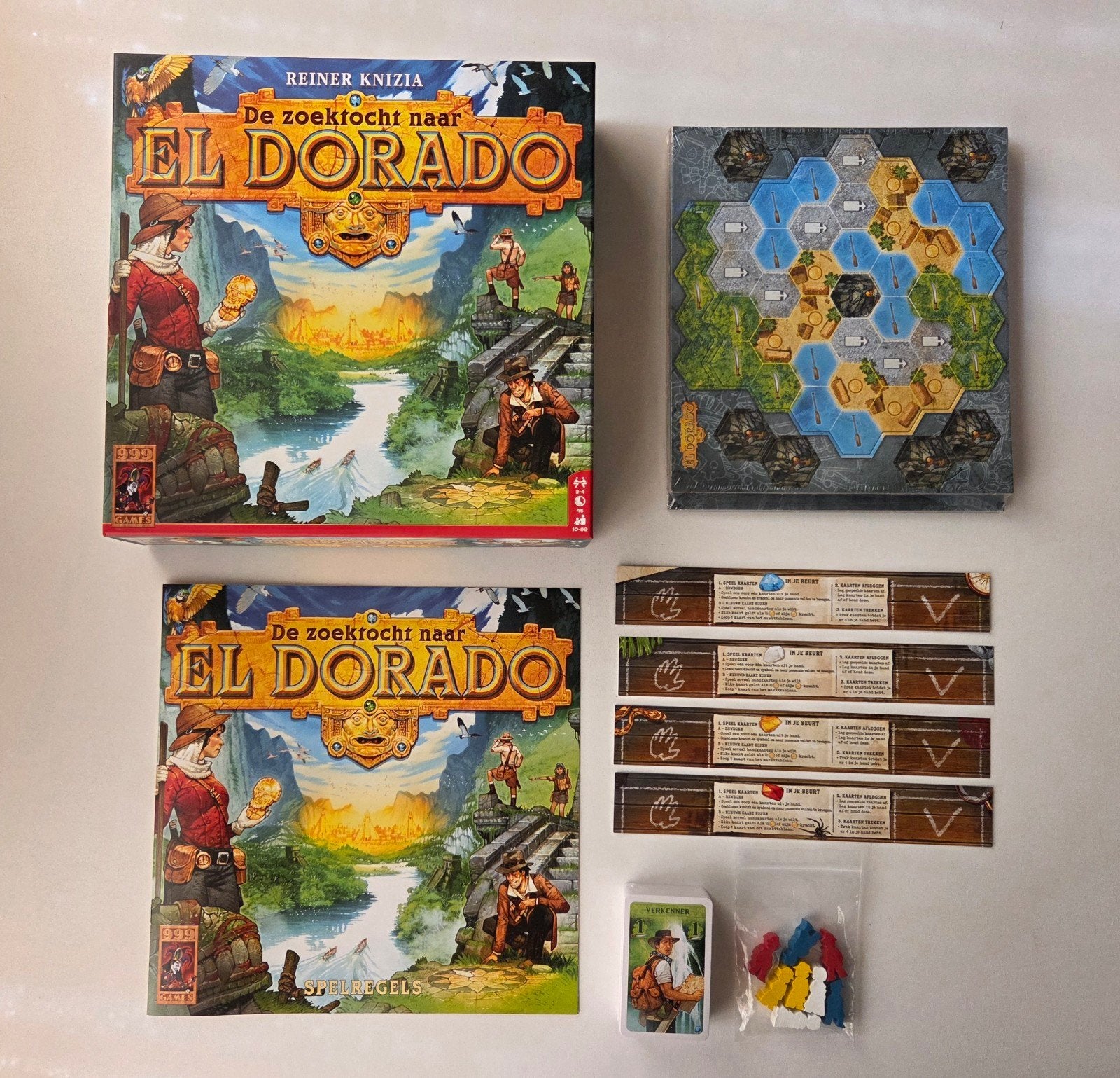 De zoektocht naar El Dorado Reiner Knizia nieuw, Hobby en Vrije tijd, Gezelschapsspellen | Bordspellen, Ophalen of Verzenden, Nieuw