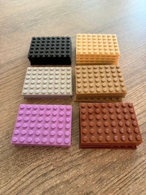 lego grondplaatjes 6x8 in 5 kleuren, Kinderen en Baby's, Speelgoed | Duplo en Lego, Ophalen of Verzenden, Nieuw, Grondplaat, Lego
