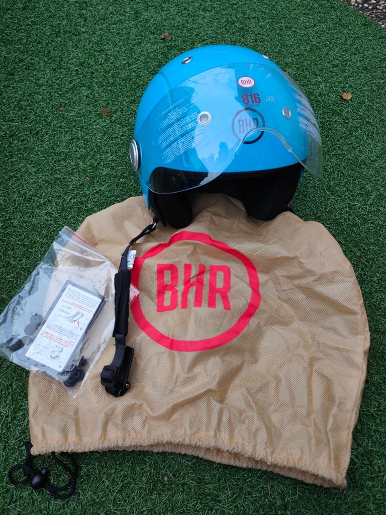 BHR 816 Scooterhelm - Blauw (XXS), XXS, Nieuw, BHR, Ophalen of Verzenden