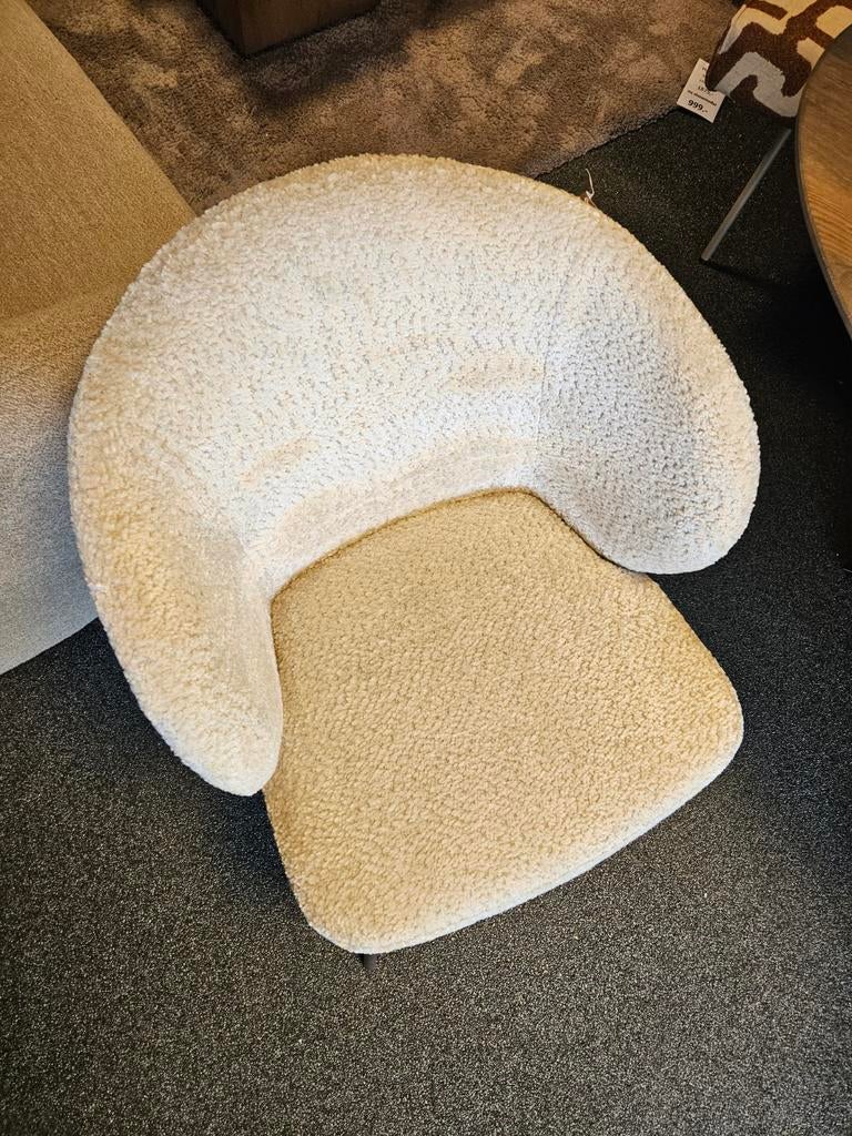 Stoel " yolie " h.e. design, Overige kleuren, Nieuw, Ophalen of Verzenden, Stof