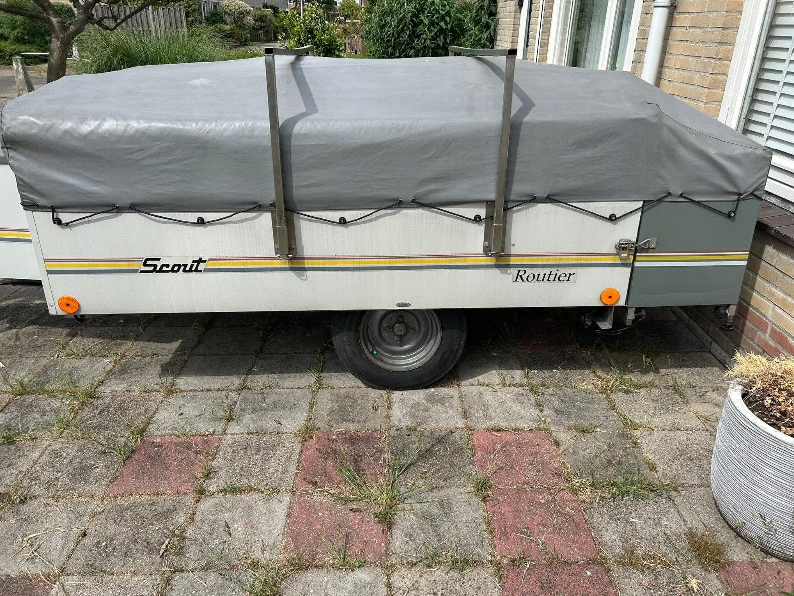 Scout Routier vouwwagen met keuken en 6 slaapplaatsen, Caravans en Kamperen, Ophalen, Tot en met 4, Overige merken