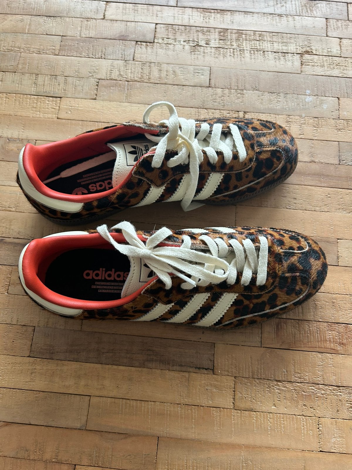 Adidas Originals Leopard sneakers Samba | maat 40 2/3, Ophalen of Verzenden, Zo goed als nieuw, Jongen of Meisje, Schoenen