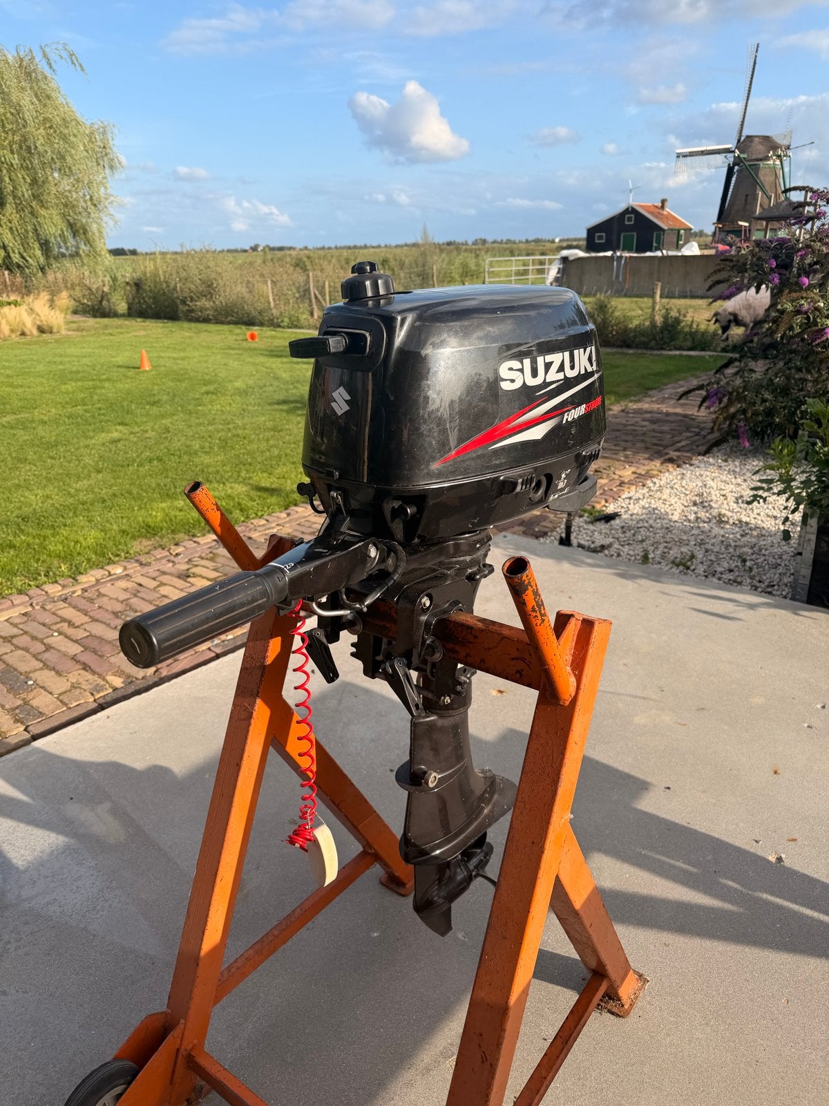 Suzuki DF6 6 PK –defect – onderdelen/reparatie + bok & tank, Watersport en Boten, Buiten- en Binnenboordmotoren, Ophalen, Gebruikt