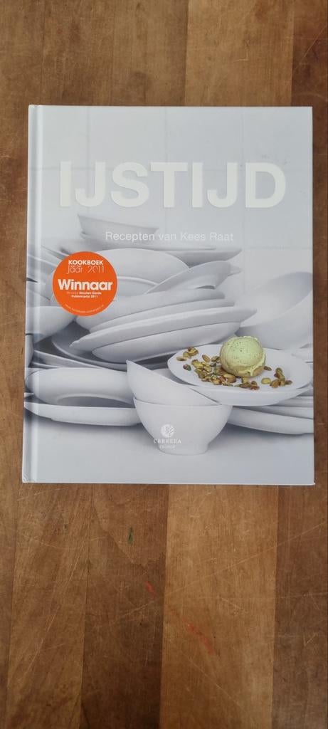 IJstijd: Kees Raat - Winnaar Kookboek van het J, Boeken, Kookboeken, Zo goed als nieuw, Taart, Gebak en Desserts, Overige gebieden