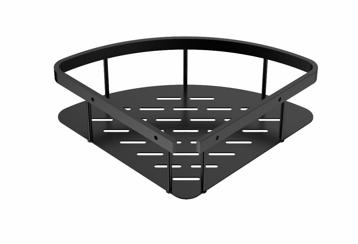 Douchekorf hoekmodel zwart - 2 stuks nieuw in doos, Ophalen of Verzenden, Nieuw, Zwart, Douche-accessoire