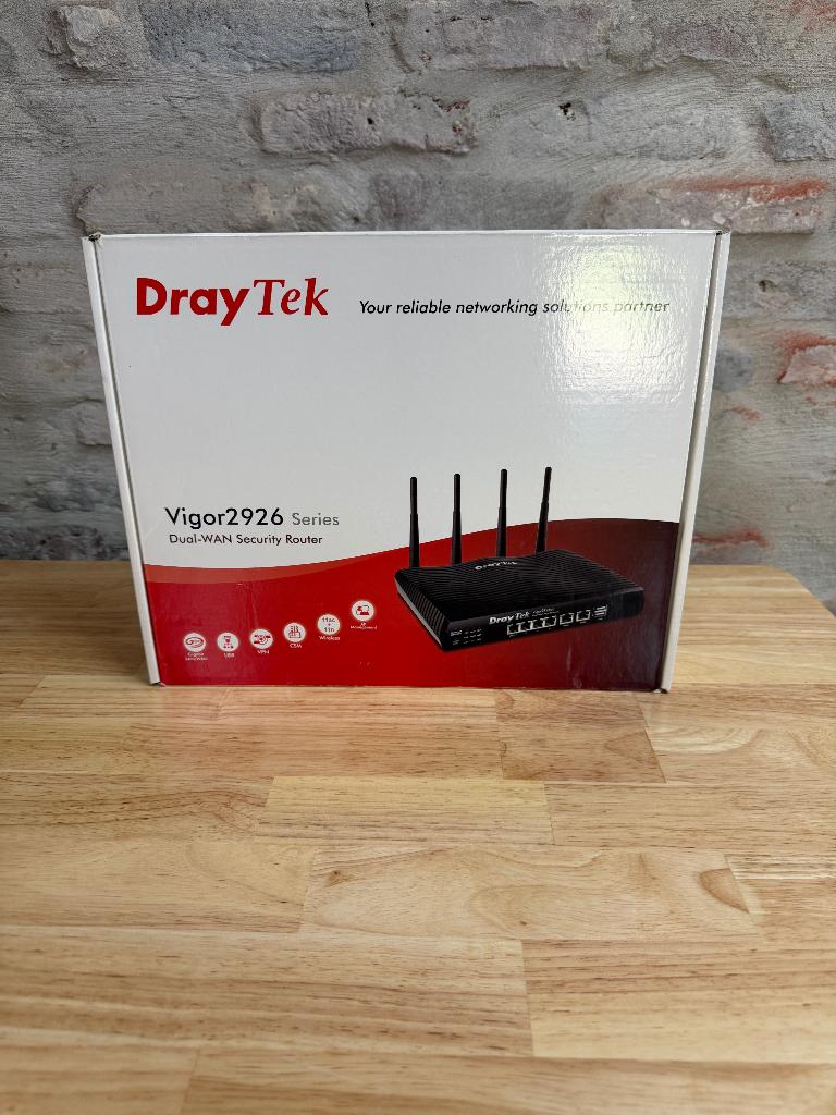DrayTek Vigor 2926 Security Firewall– nieuw in verpakking, Ophalen of Verzenden, Nieuw, Router
