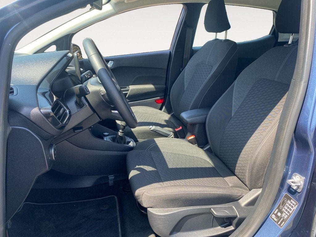 Ford Fiesta 5-deurs 1.0 EcoBoost Hybrid Titanium NL auto | A, Auto's, Ford, Voorwielaandrijving, 12 maanden, Gebruikt, Blauw