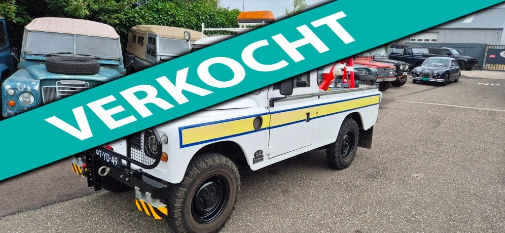 Land Rover 109 Met 300TDi wb vrij, Auto's, Gebruikt, Overige modellen, Wit, Vierwielaandrijving