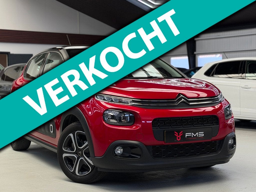 Citroen C3 1.2 PureTech S&S Shine CarPlay, Gebruikt, Zwart, 1199 cc, Met garantie (alle)