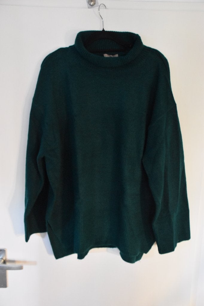 prachtige nieuwe donkergroene oversized koltrui maat XL H&M, H&M, Maat 46/48 (XL) of groter, Nieuw, Ophalen of Verzenden