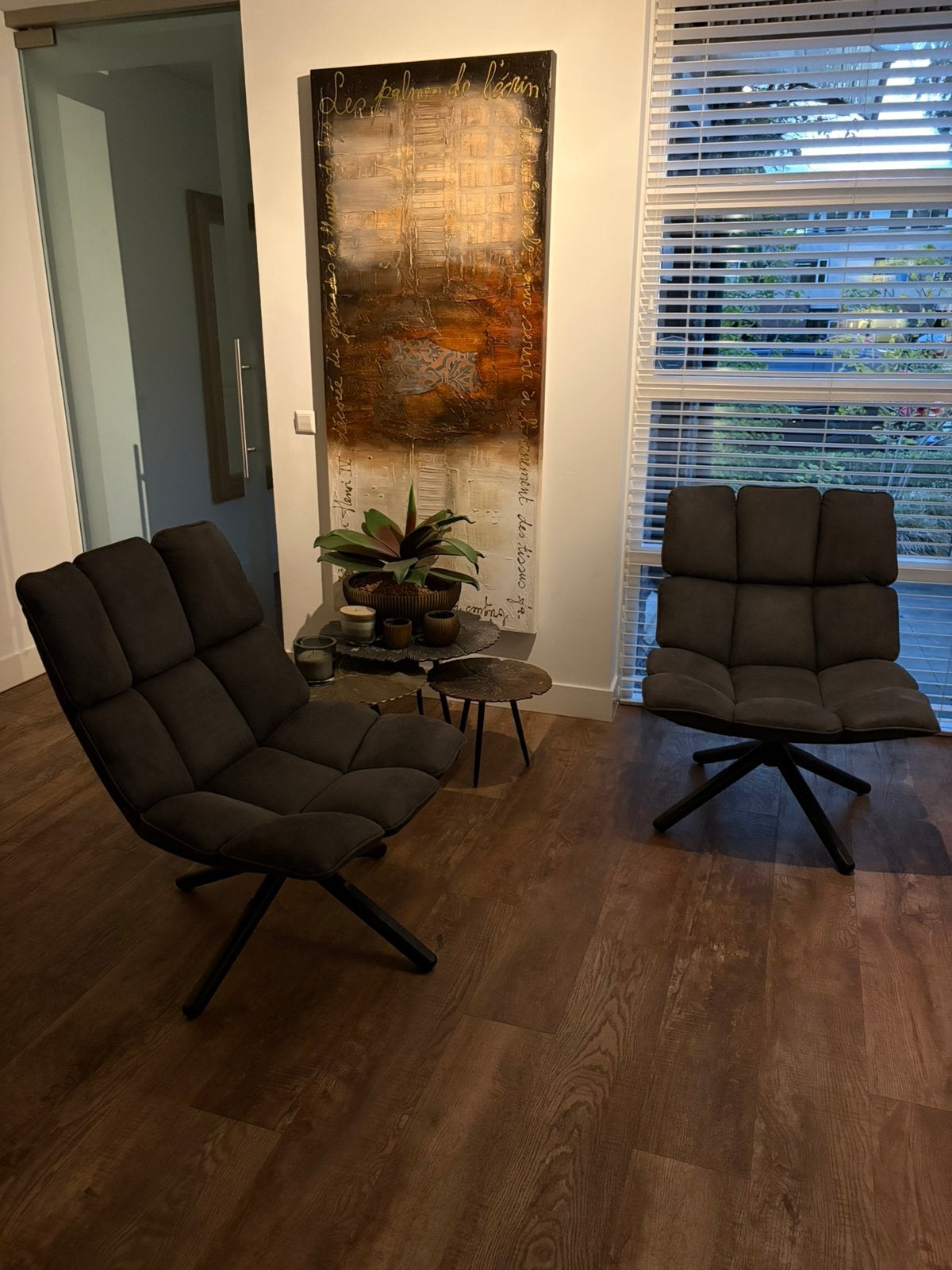 Twee draai fauteuils, in zeer goede staat, Ophalen, Zo goed als nieuw, 75 tot 100 cm, 50 tot 75 cm