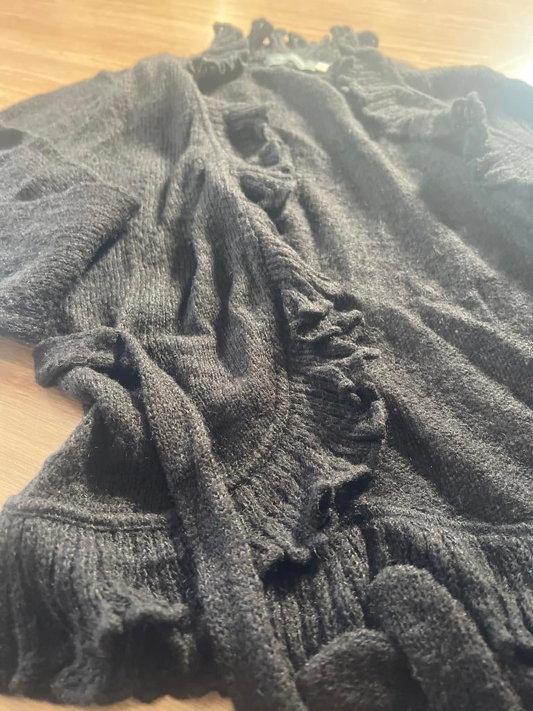 Tender Vest met riempje en mooie afwerking, maat M, Kleding | Dames, Ophalen of Verzenden, Zo goed als nieuw, Maat 38/40 (M), Zwart