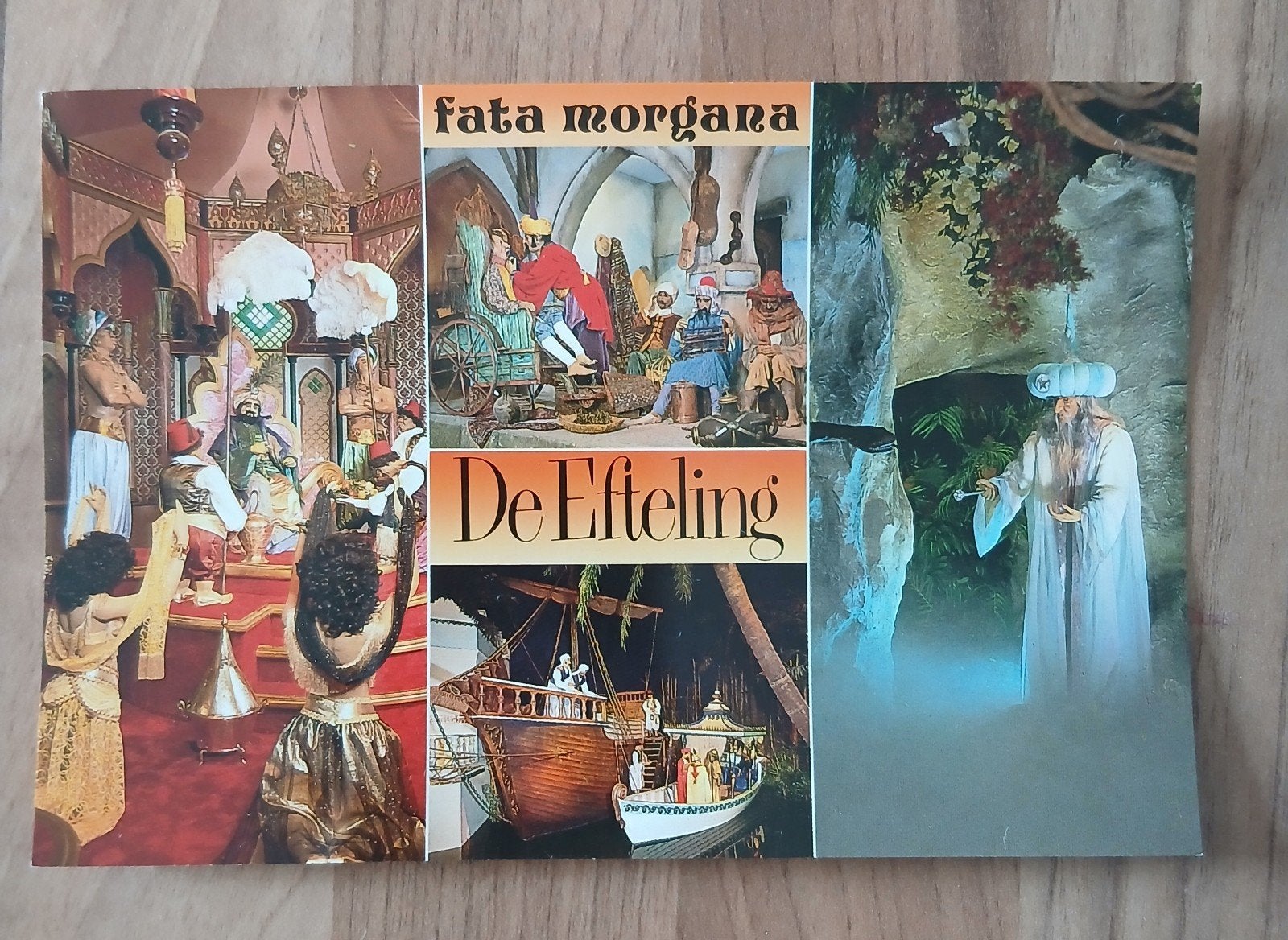 2 Efteling ansichtkaarten: Piranha en Fata Morgana, Ophalen of Verzenden, Overige typen