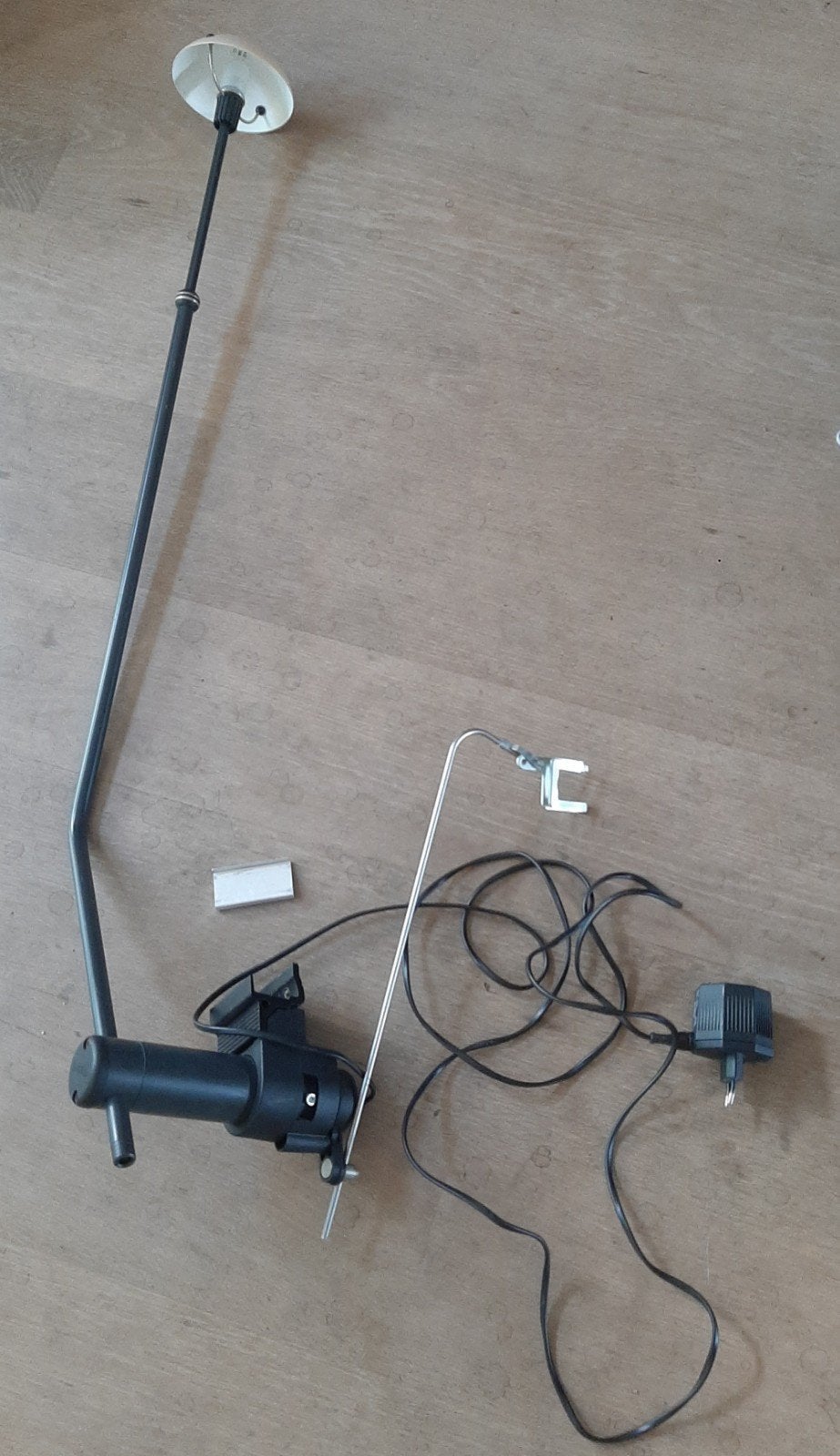 Auping Aureo bedlampje met geel kapje., Huis en Inrichting, Overige merken, Gebruikt, Industrieel, Geel