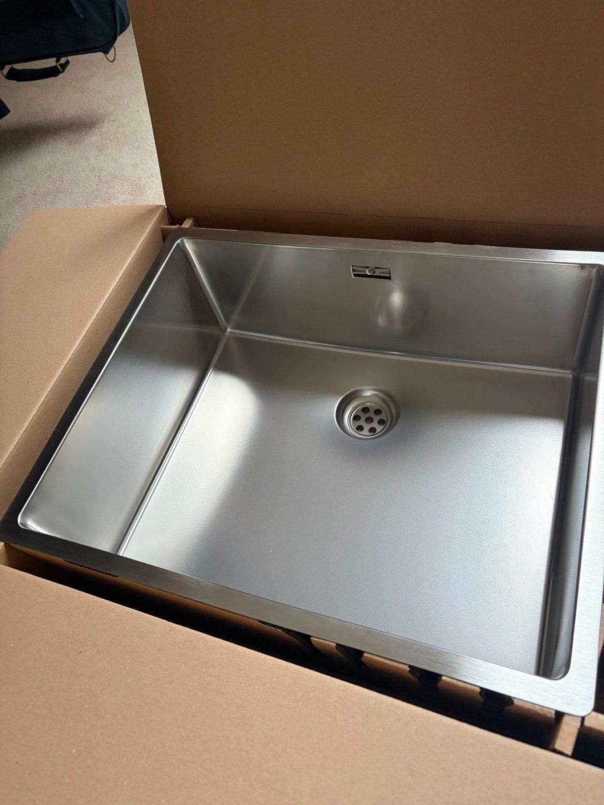 NIEUW: Reginox Solid Aqua R10 1351 RVS Spoelbak Vlakinbouw, Ophalen, Overige typen, Metaal, Overige merken