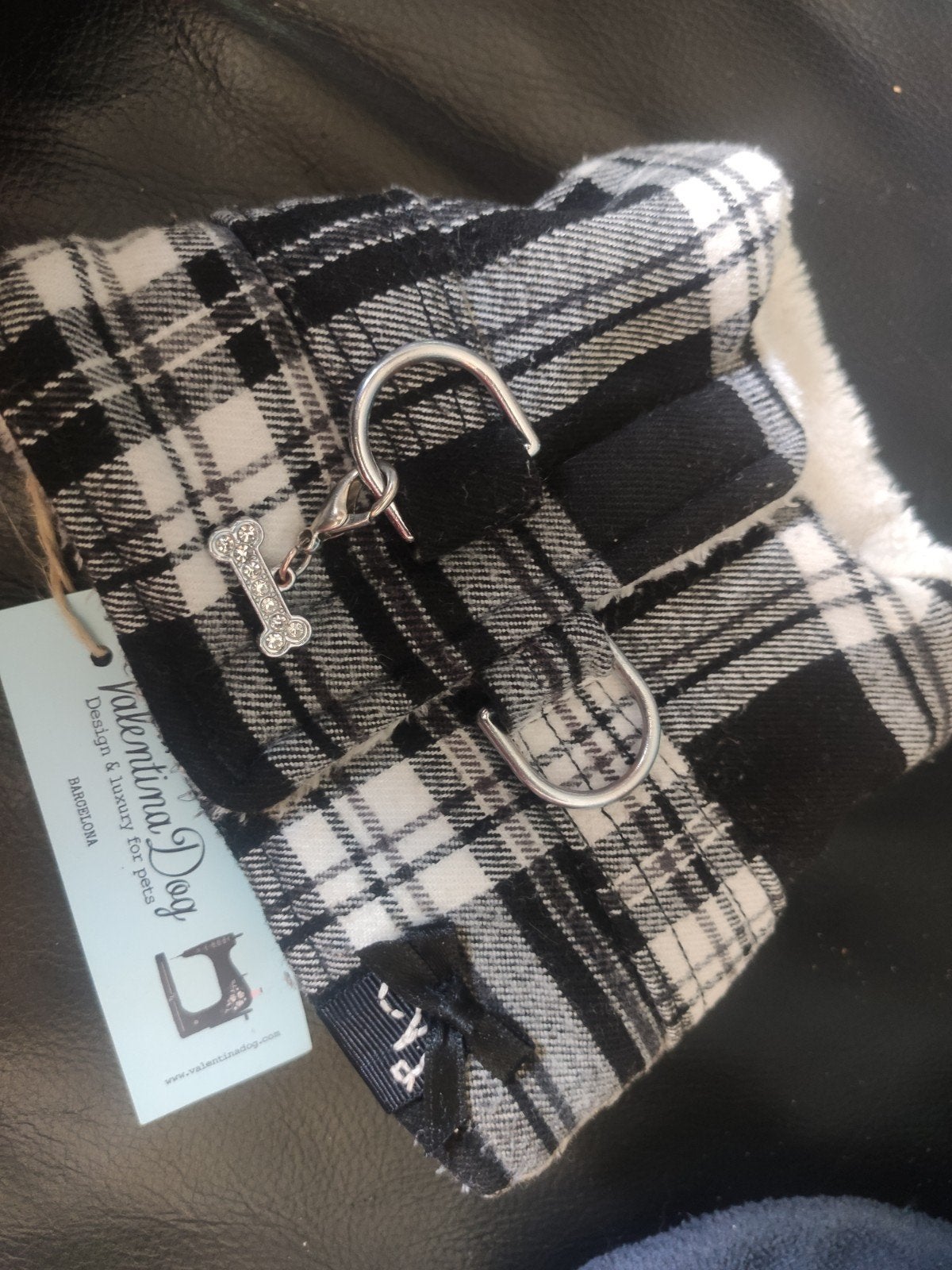 valentina Dog honden jas harnas XS, Dieren en Toebehoren, Hondenkleding, XS, Ophalen of Verzenden, Zo goed als nieuw, Gevoerd