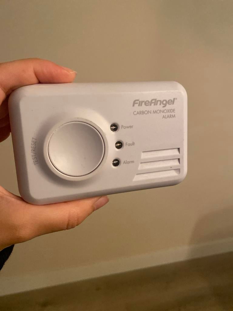 FireAngel Koolmonoxidemelder, Doe-het-zelf en Verbouw, Alarmsystemen, Ophalen of Verzenden, Gebruikt, Detector, Sensor of Melder