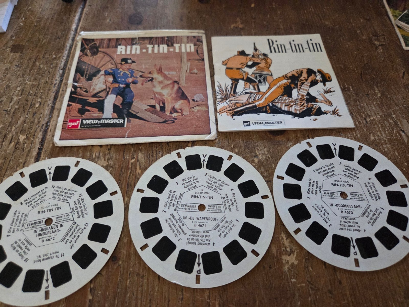 vieuwmaster rin tin tin, Verzamelen, Speelgoed, Verzenden, Gebruikt