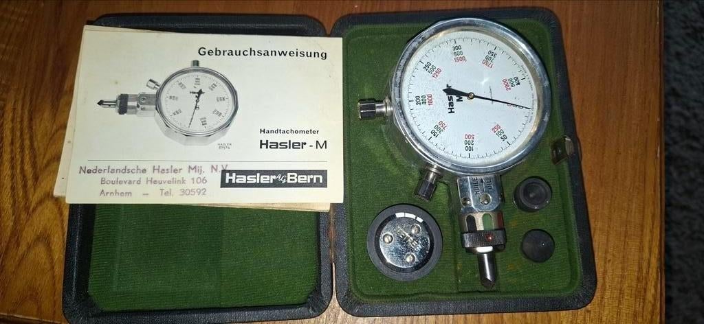 Tachometer voor draaibank., Ophalen of Verzenden