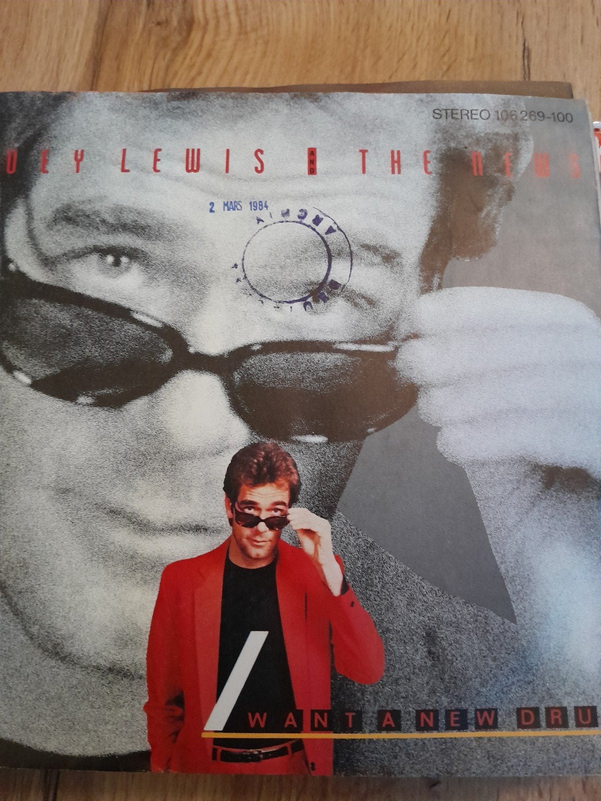 huey lewis 7inch l want a new drug, Ophalen of Verzenden, Zo goed als nieuw, Pop