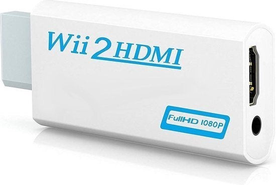 Wii naar HDMI Adapter Converter 1080p Full HD HDMI Kabel., Ophalen of Verzenden, Nieuw, Zonder controller