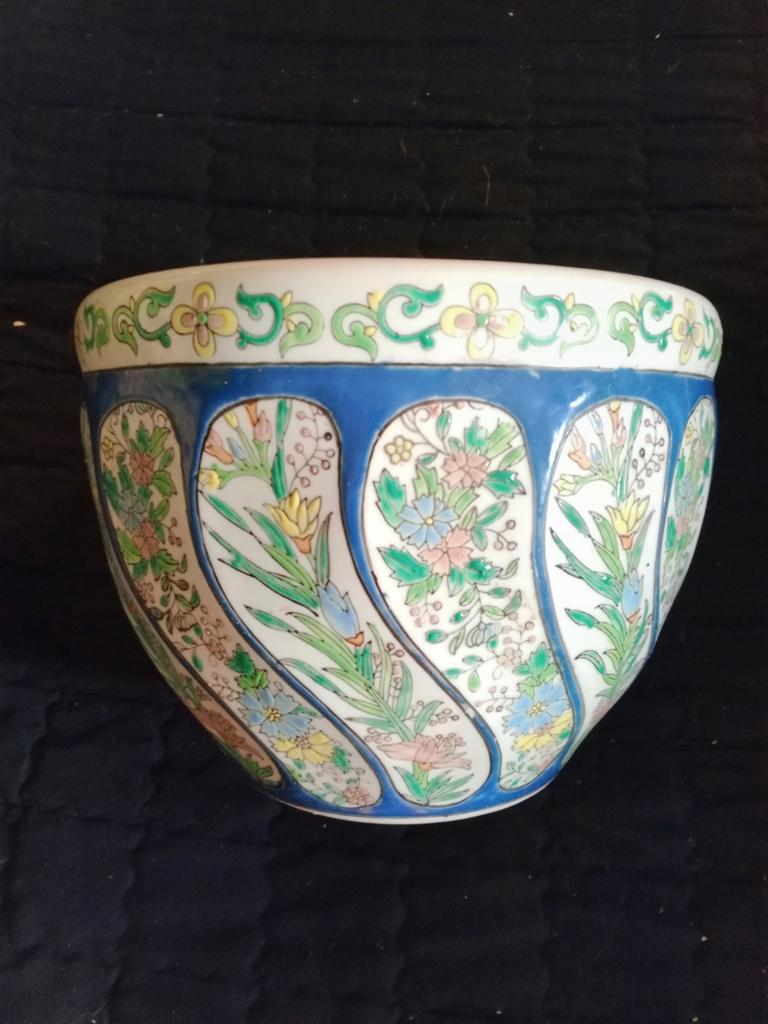 Grote Chinese Aardewerk Bloempot, Ophalen of Verzenden