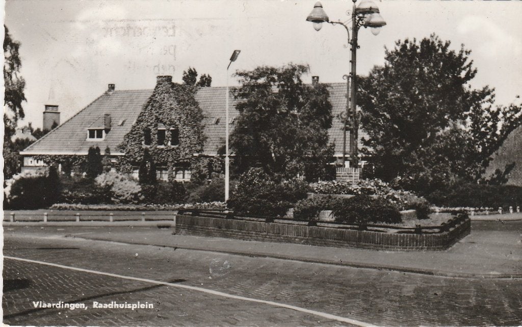 vlaardingen- raadhuisplein, Verzamelen, Ophalen of Verzenden, Voor 1920, Zuid-Holland