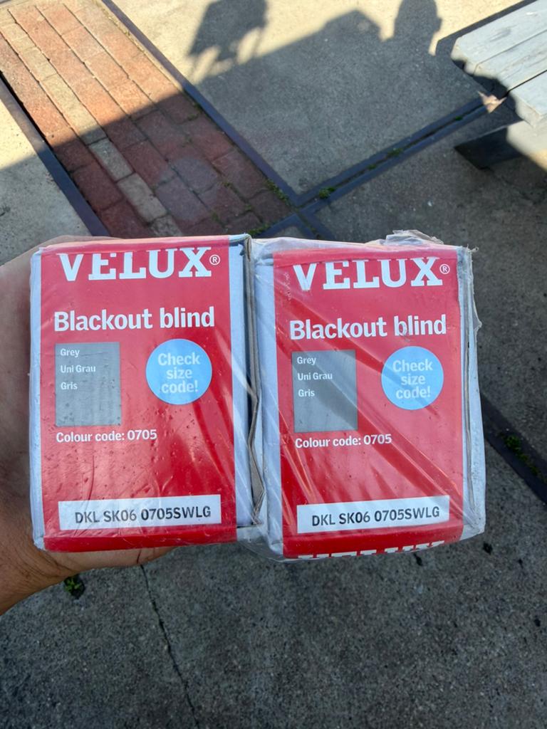 Velux dakraam verduistering sk06 VERKOCHT, Ophalen, Nieuw, 50 tot 100 cm, Minder dan 100 cm