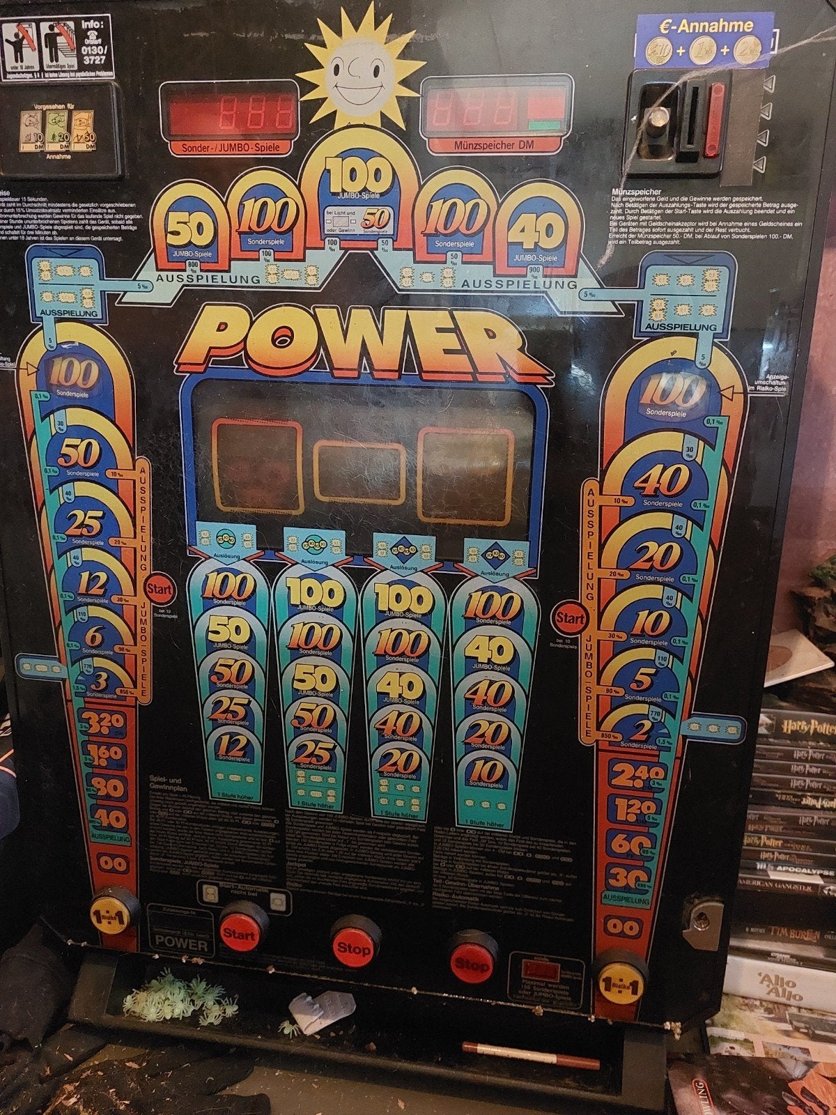 Vintage Jackpot Gokkast Tafelmodel - Aandacht Nodig, Verzamelen, Automaten | Gokkasten en Fruitautomaten, Ophalen of Verzenden